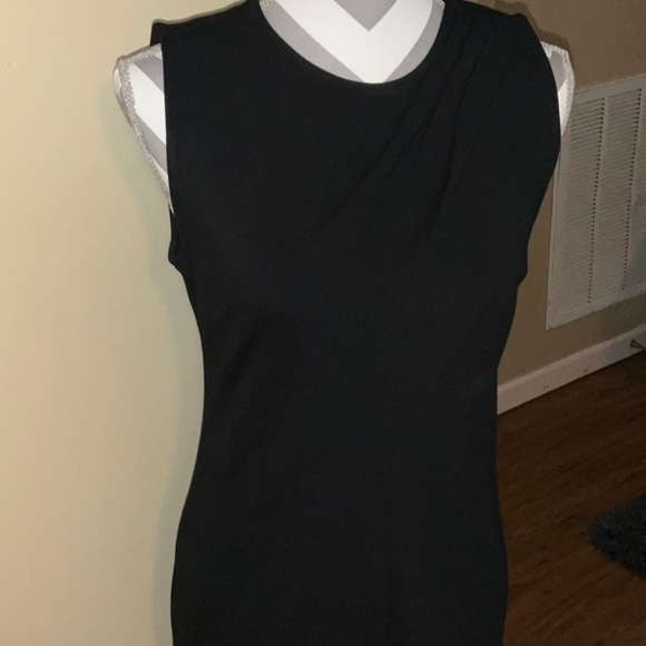 Black Midi Talbots Dress - Size 4 - Picture 3 of 7